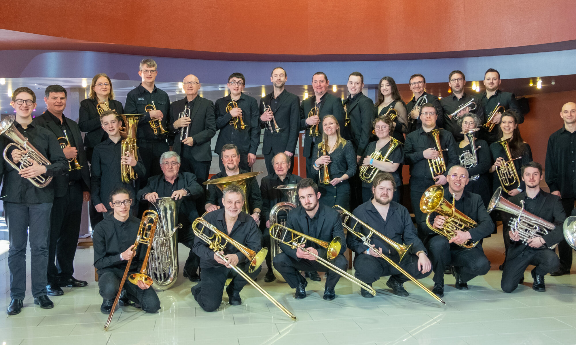 Photo BrassBand du Laonnois après victoire division 4 au Championnat de France de Brass 2022