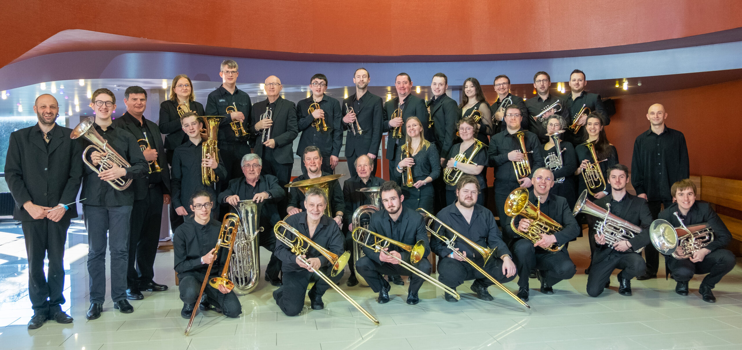 Photo BrassBand du Laonnois après victoire division 4 au Championnat de France de Brass 2022